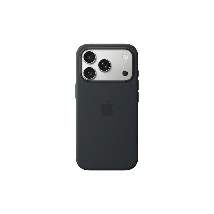מגן לאייפון 17 פרו סיליקון שחור iPhone 17 Pro Case עם MagSafe