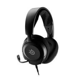 אוזניות גיימינג עם מיקרופון Steelseries Arctis Nova 1 בצבע שחור