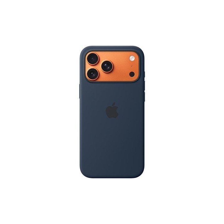 מגן לאייפון 17 פרו מקס סיליקון כחול כהה iPhone 17 Pro Max Case עם MagS