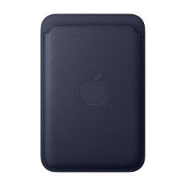 ארנק לאייפון בצבע כחול iPhone FineWoven Wallet עם MagSafe