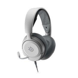 אוזניות גיימינג עם מיקרופון Steelseries Arctis Nova 1 בצבע לבן
