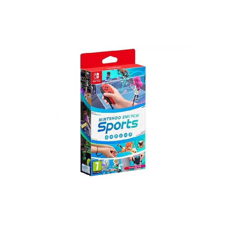 משחק נינטנדו סוויץ ספורט Nintendo Switch Sports כולל אביזר רצועה לרגל