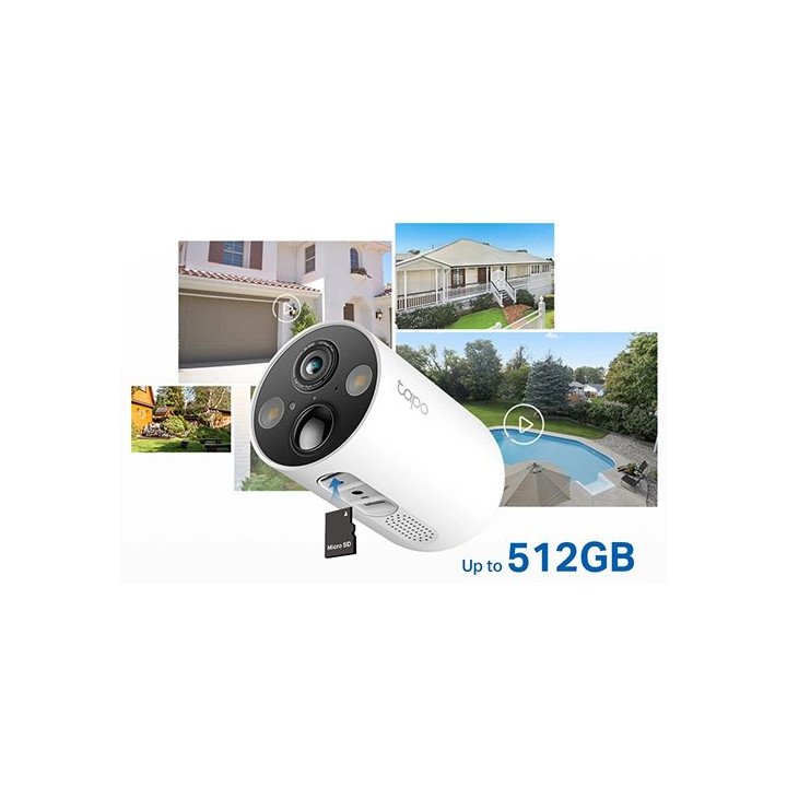 מצלמת אבטחה לבחוץ עם פאנל סולארי TP-Link Tapo C425 KIT עם Wi-Fi