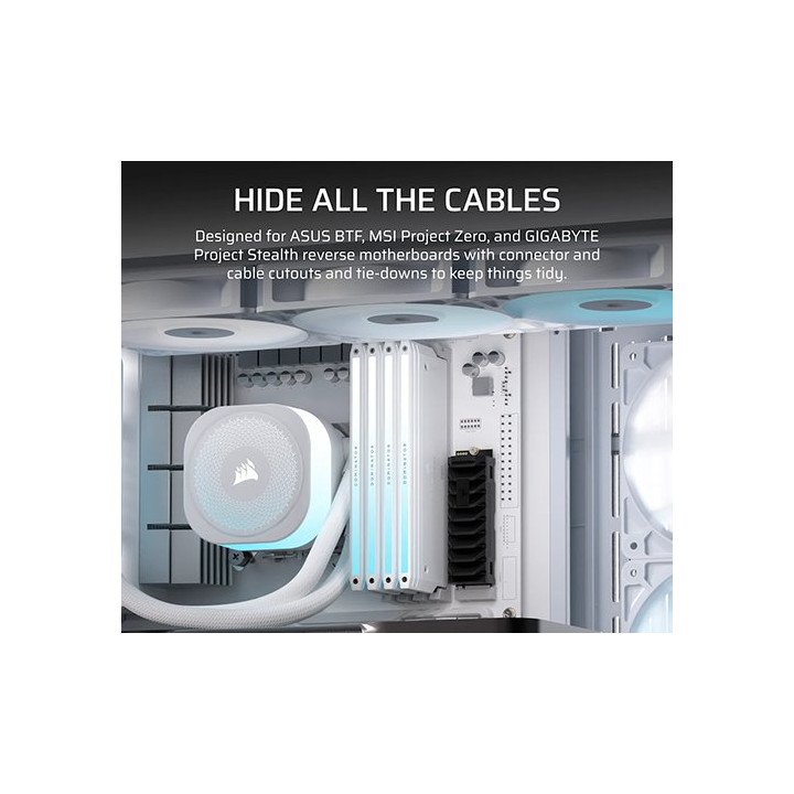 מארז מחשב Corsair FRAME 4500X RS-R ARGB – צבע לבן