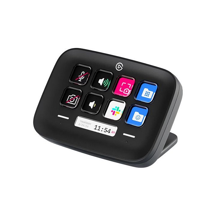 מקלדת מולטימדיה Elgato Stream Deck Neo USB-C בצבע שחור