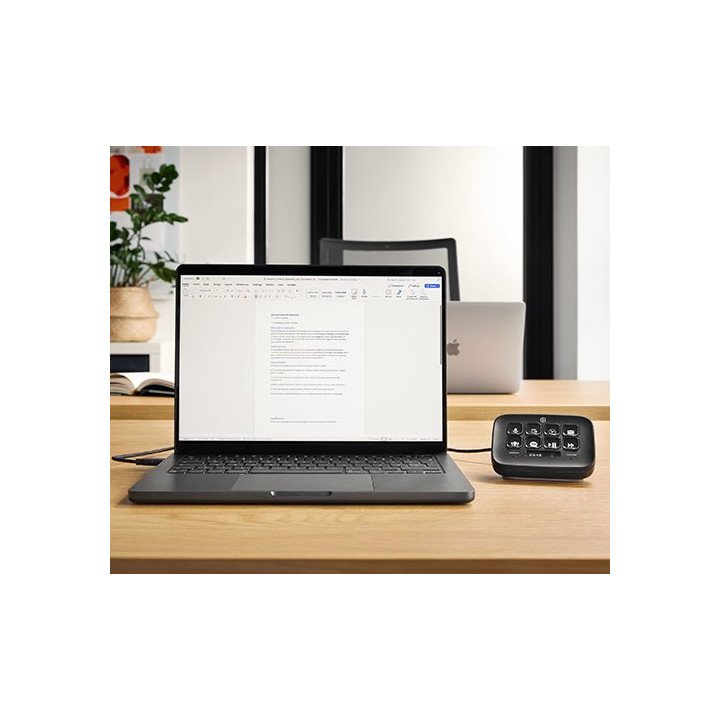 מקלדת מולטימדיה Elgato Stream Deck Neo USB-C בצבע שחור