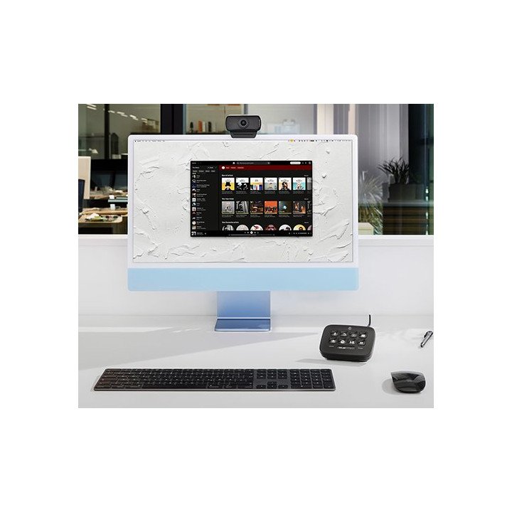 מקלדת מולטימדיה Elgato Stream Deck Neo USB-C בצבע שחור