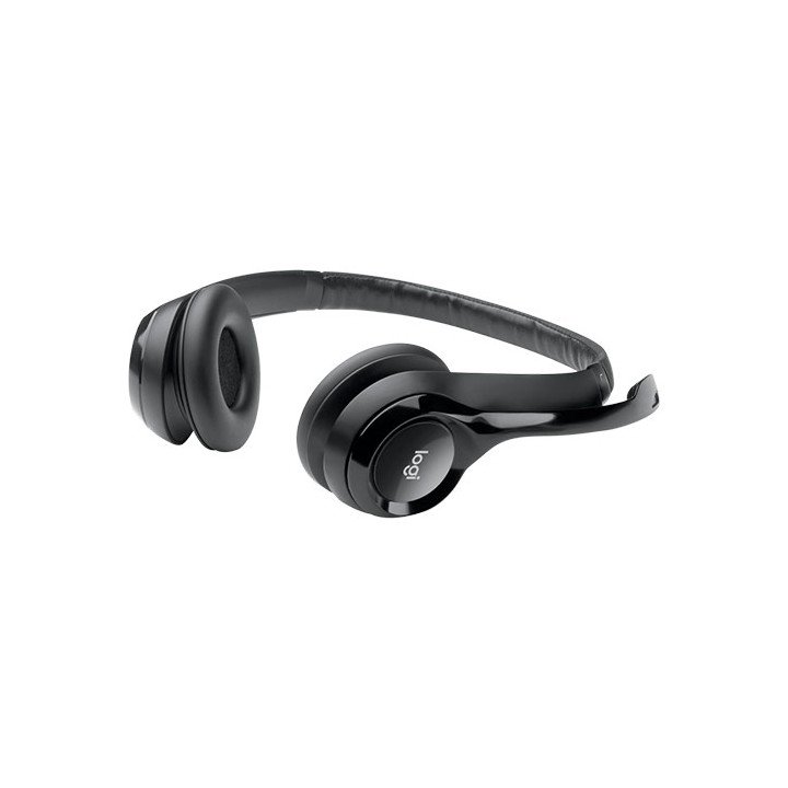 מציאון - אוזניות Logitech H390 USB Headset עם מיקרופון בצבע שחור - מוח