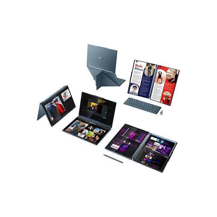 מחשב נייד עם 2 מסכי מגע 14 אינץ Lenovo Yoga Book 9i – מעבד Intel Core 