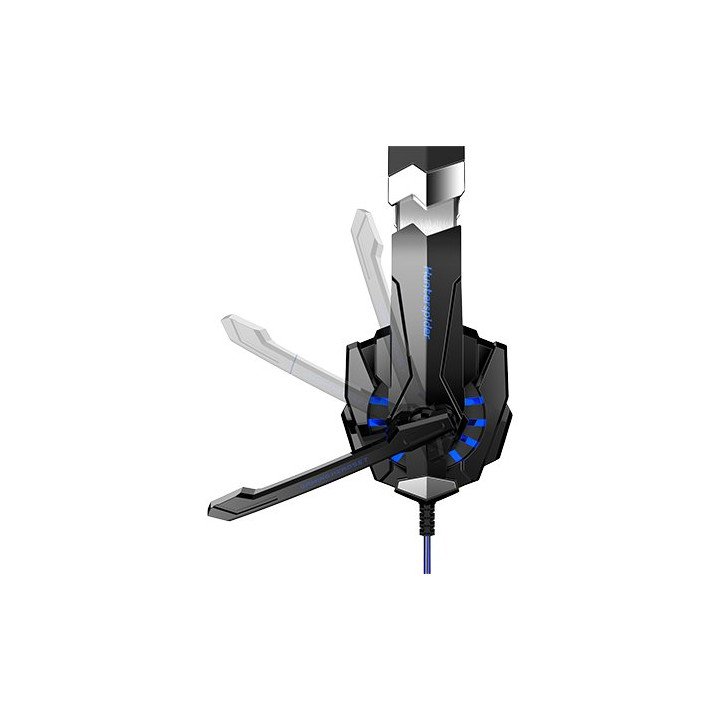 אוזניות גיימינג חוטיות עם תאורת לד Mizuki G9000 USB בצבע כחול