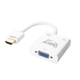 מתאם HDMI זכר ל VGA נקבה + סאונד Super Connect