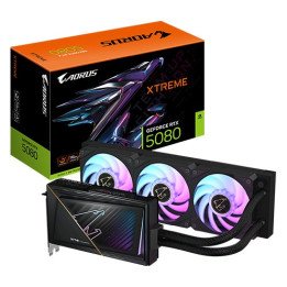 כרטיס מסך Gigabyte AORUS GeForce RTX 5080 XTREME WATERFORCE 16GB GDDR7