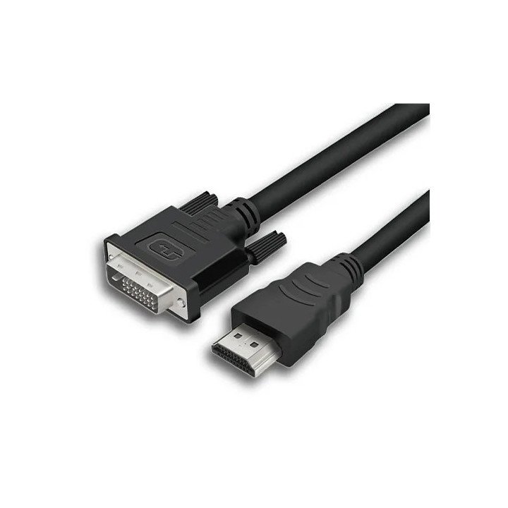 כבל מסך DVI-D ל- HDMI באורך כ-2 מטר Super Connect
