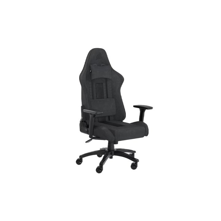 כיסא גיימינג בד שחור אפור קורסייר Corsair TC100 Rush - משלוח חינם