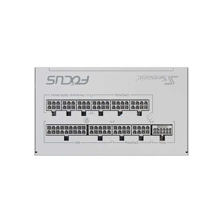 ספק כוח למחשב מודולרי Seasonic FOCUS GX White ATX 3.1 – הספק 1000W – נ