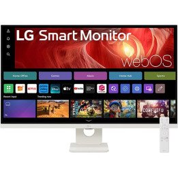מסך חכם עם שלט 31.5 אינץ LG Smart Monitor 4K UHD webOS HDR10 USB-C 65W