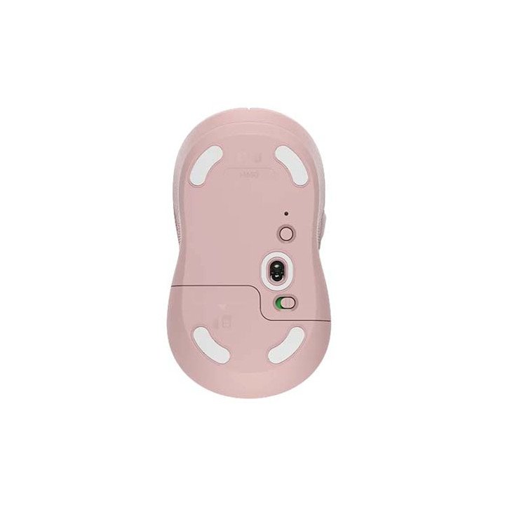 עכבר אלחוטי Logitech Signature M650 Wireless Mouse בצבע ורוד