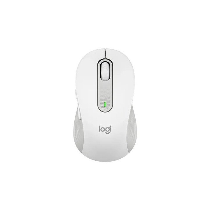 עכבר אלחוטי Logitech Signature M650 Wireless Mouse בצבע Off White