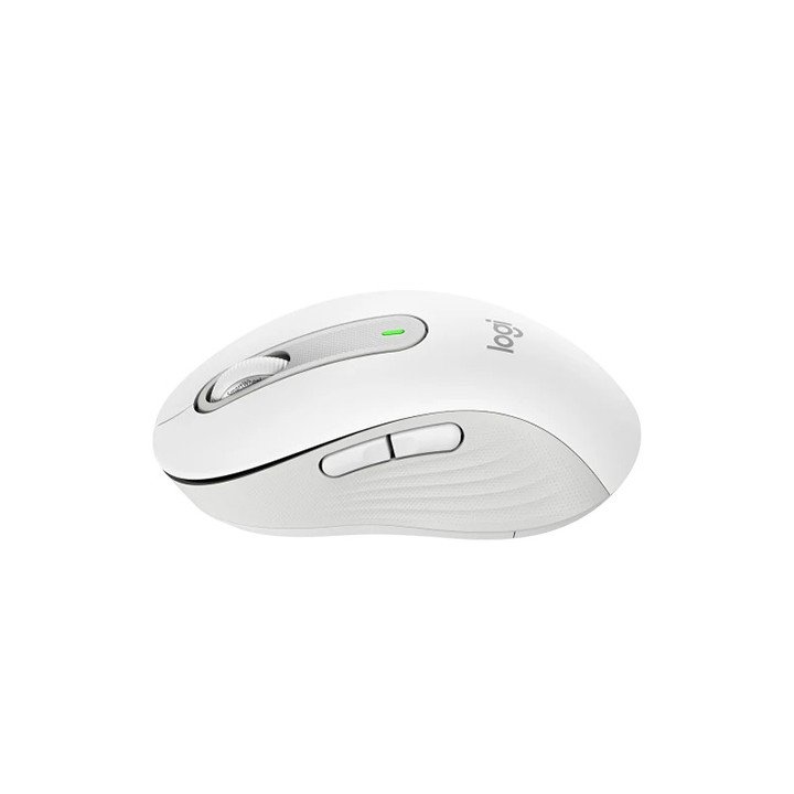 עכבר אלחוטי Logitech Signature M650 Wireless Mouse בצבע Off White