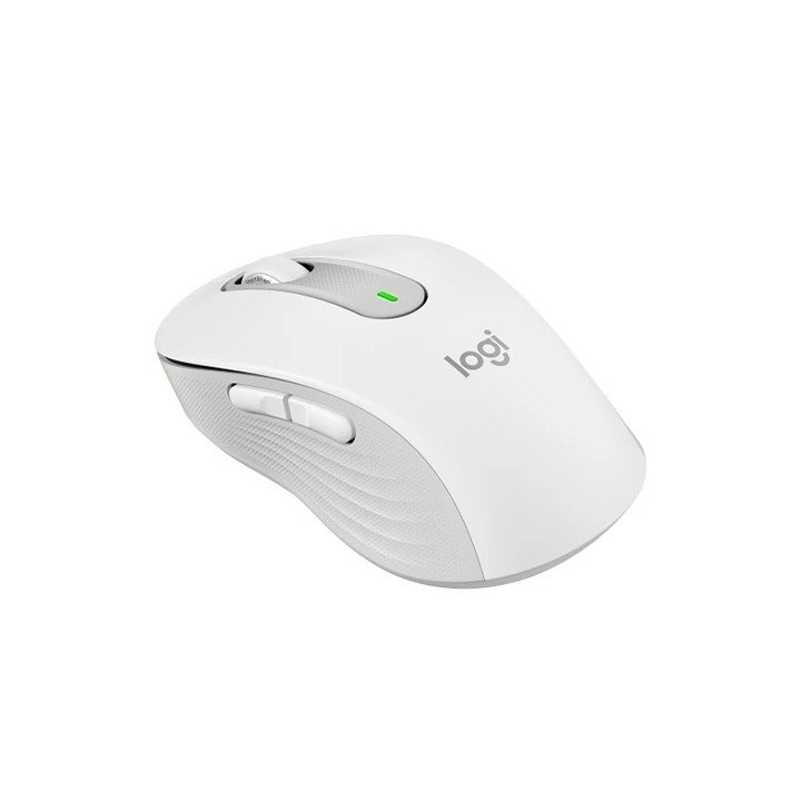עכבר אלחוטי Logitech Signature M650 Wireless Mouse בצבע Off White