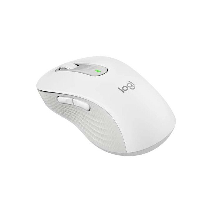 עכבר אלחוטי Logitech Signature M650 L Wireless Mouse בצבע Off White בג