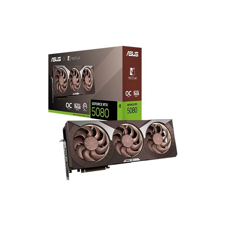 כרטיס מסך ASUS GeForce RTX 5080 16GB GDDR7 Noctua OC Edition