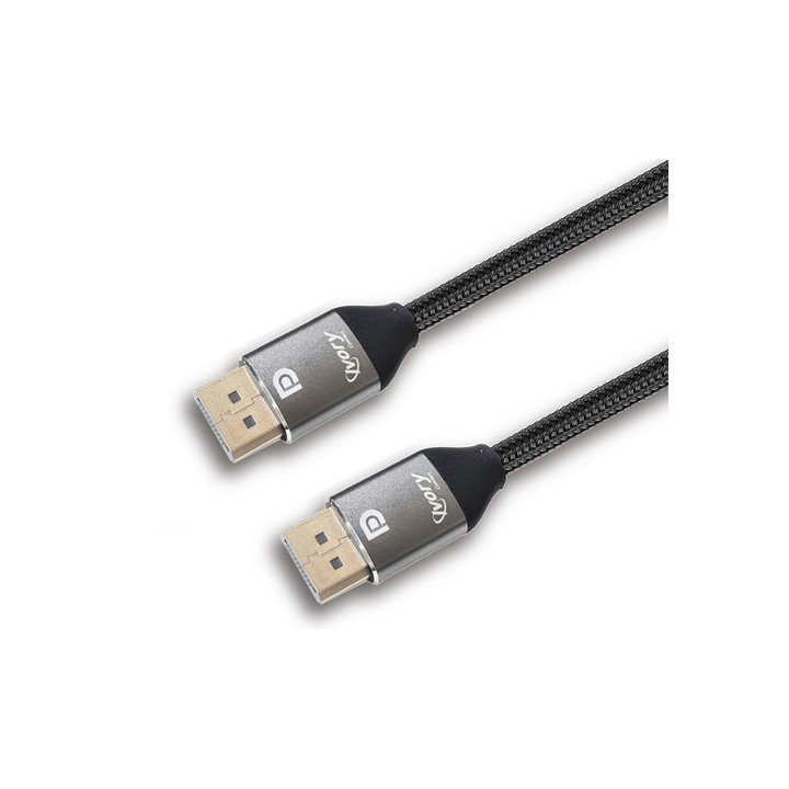 כבל מסך DisplayPort ל- 4K DisplayPort באורך כ-3 מטר Super Connect
