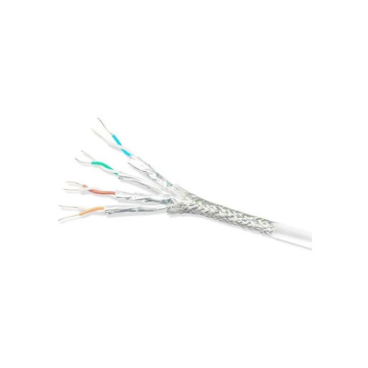 כבל רשת Super Connect CAT6A באורך כ-0.5 מטר בצבע אדום