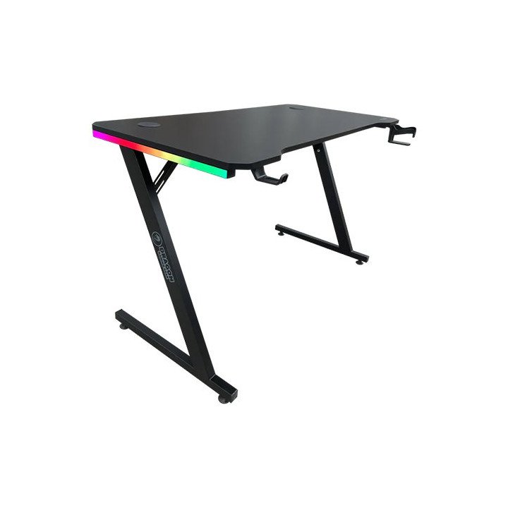 שולחן גיימינג שחור עם תאורת RGB דרגון 120 סמ Dragon TZ – משלוח חינם
