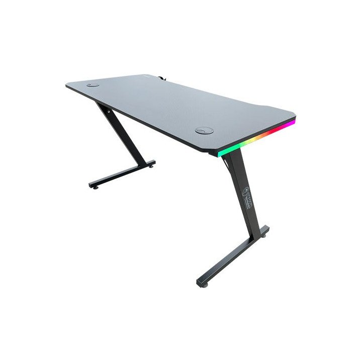 שולחן גיימינג שחור עם תאורת RGB דרגון 120 סמ Dragon TZ – משלוח חינם