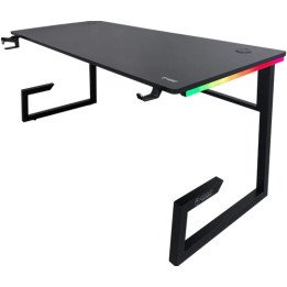 שולחן גיימינג שחור עם תאורת RGB דרגון 160 סמ Dragon TG – משלוח חינם