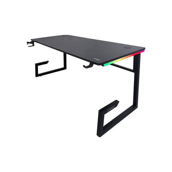 שולחן גיימינג שחור עם תאורת RGB דרגון 160 סמ Dragon TG – משלוח חינם