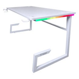 שולחן גיימינג לבן עם תאורת RGB דרגון 160 סמ Dragon TG – משלוח חינם