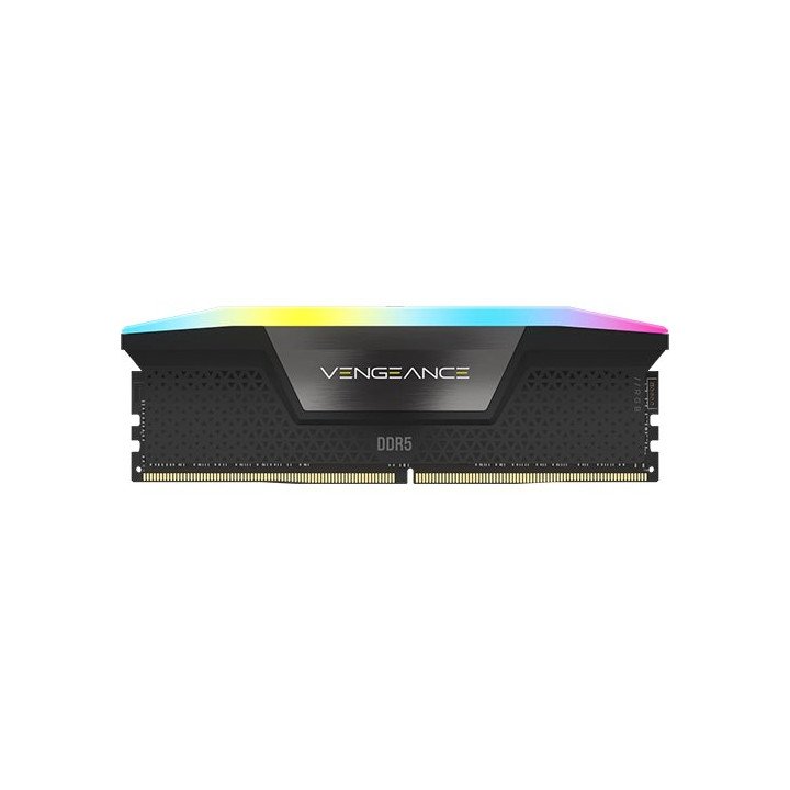 זכרון למחשב CORSAIR VENGEANCE RGB DDR5 – מהירות 5200MT/s – נפח 2x24GB 