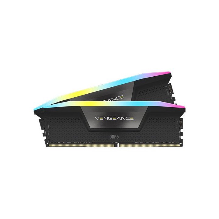 זכרון למחשב CORSAIR VENGEANCE RGB DDR5 – מהירות 5600MT/s – נפח 2x24GB 