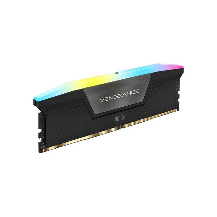 זכרון למחשב CORSAIR VENGEANCE RGB DDR5 – מהירות 5600MT/s – נפח 2x24GB 
