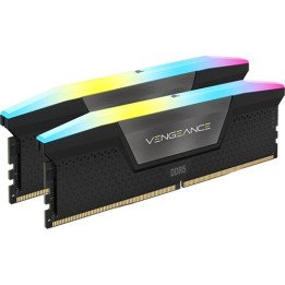 זכרון למחשב CORSAIR VENGEANCE RGB DDR5 – מהירות 6400MT/s – נפח 2x24GB 