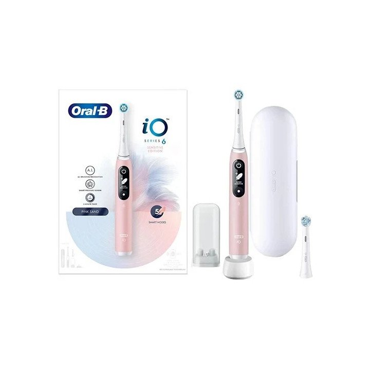מברשת שיניים חשמלית אורל בי Oral-B iO Series 6 Sensitive Edition בצבע 