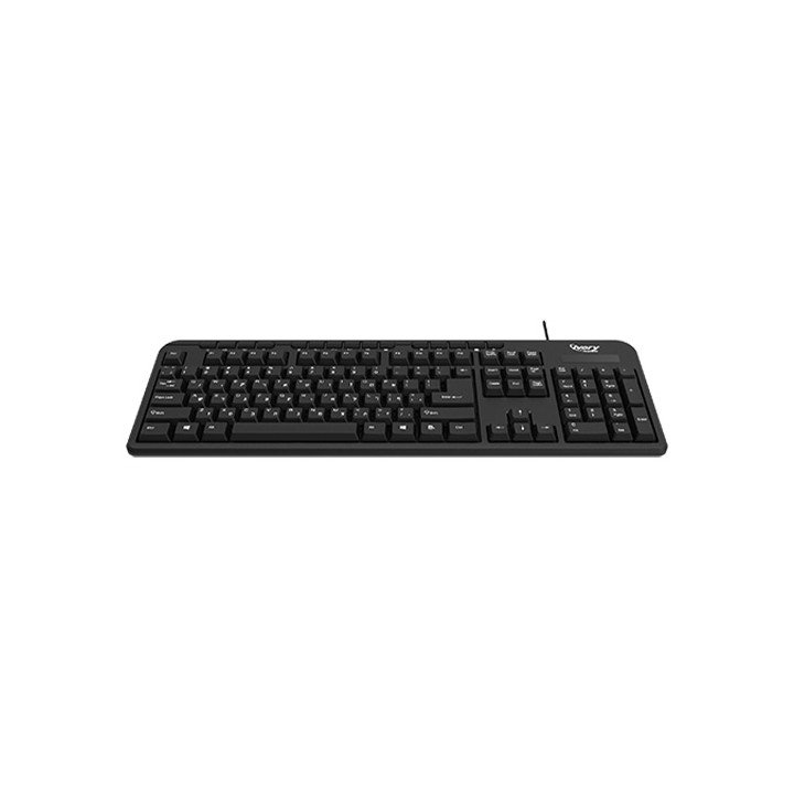מקלדת חוטית Super Peripherals עברית ואנגלית דגם K110 בצבע שחור