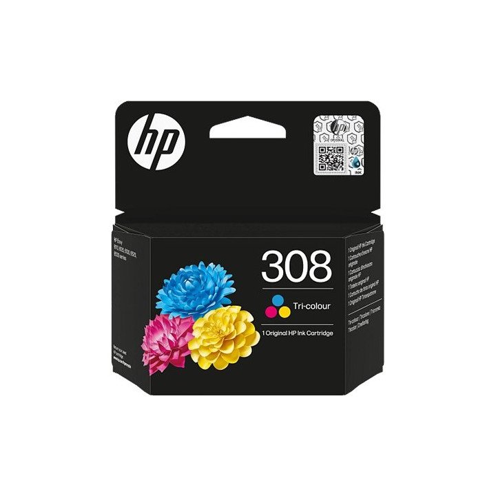 דיו למדפסת HP 308 מקורי צבעוני (7FP20UE)
