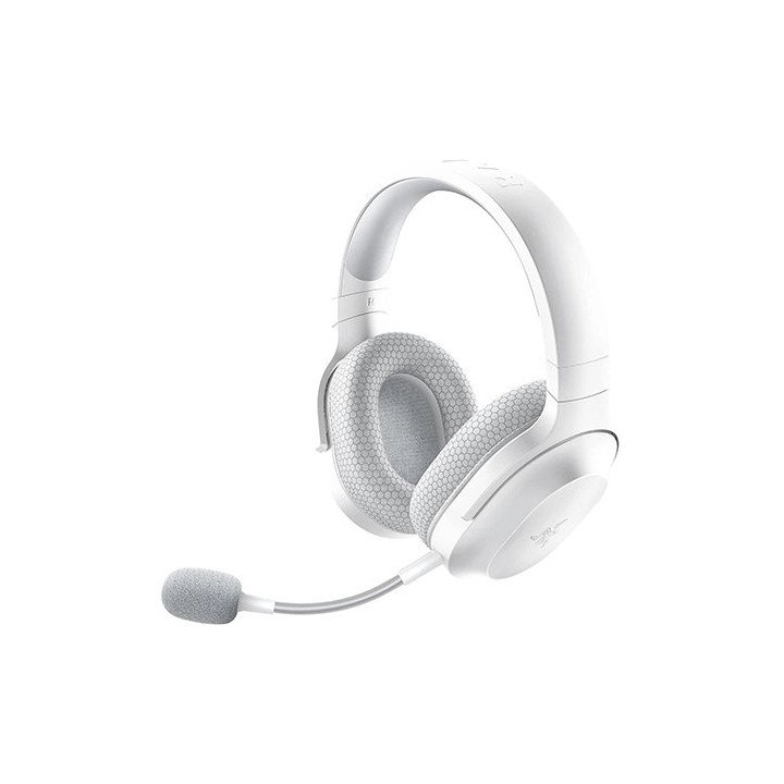 אוזניות גיימינג אלחוטיות עם מיקרופון Razer Barracuda X צבע לבן