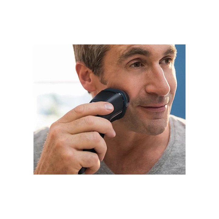 מכונת גילוח פיליפס PHILIPS Shaver 3000 Series S3332/54 לשימוש רטוב ויב