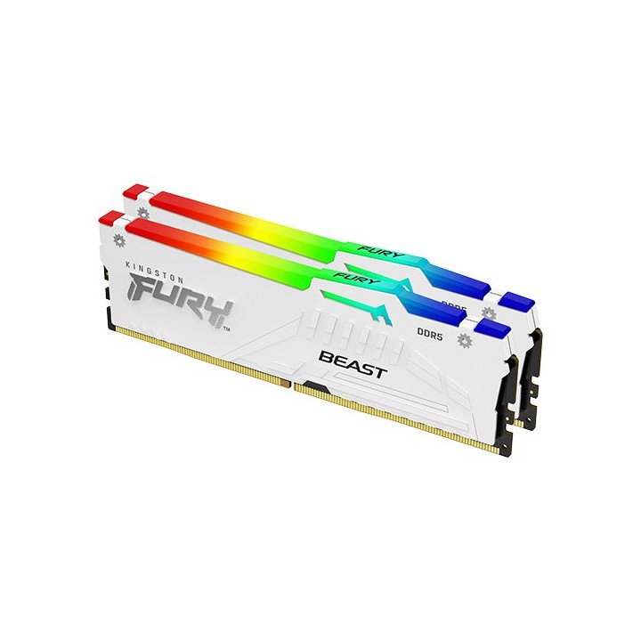 זכרון למחשב Kingston Fury Beast RGB DDR5 – מהירות 6000MT/s – נפח 32GB 