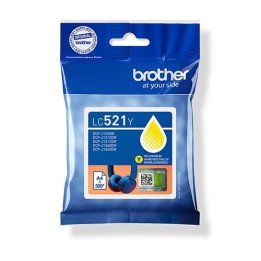 דיו למדפסת Brother צהוב מקורי ברדר LC521Y