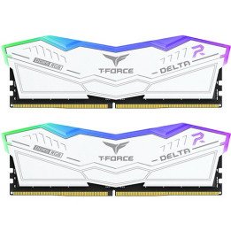 זכרון למחשב Team Group T-FORCE DELTA RGB DDR5 6000MHz 2x8GB CL38 בצבע 