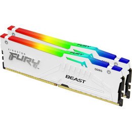 זכרון למחשב Kingston Fury Beast RGB DDR5 – מהירות 6000MT/s – נפח 2x32G