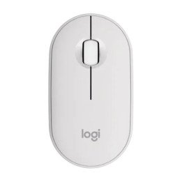 עכבר לוג'יטק אלחוטי 2.4Ghz - צבע לבן - Logitech Pebble Mouse 2 M350S W