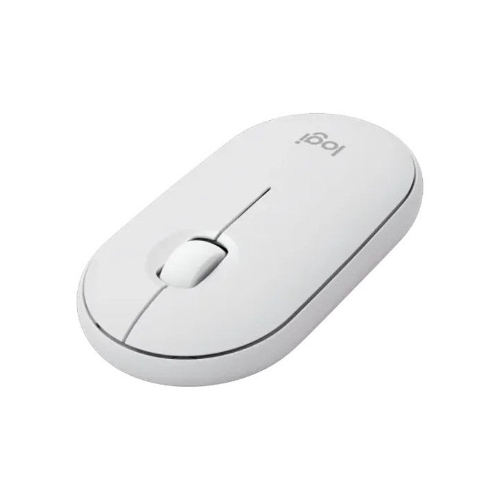 עכבר לוג'יטק אלחוטי 2.4Ghz - צבע לבן - Logitech Pebble Mouse 2 M350S W