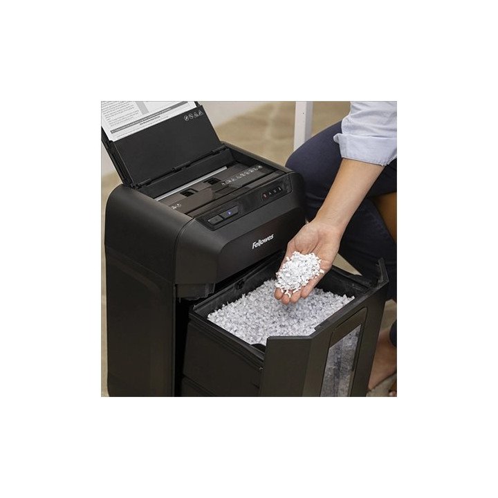 מגרסת נייר ביתית אוטומטית 17 ליטר Fellowes AutoMax 80M בצבע שחור – משל