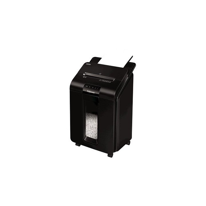 מגרסת נייר ביתית אוטומטית 23 ליטר Fellowes AutoMax 100M בצבע שחור – מש